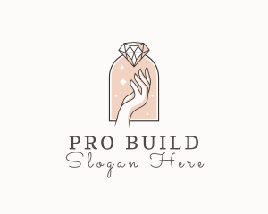 Feminine Gemstone Accessories logo design