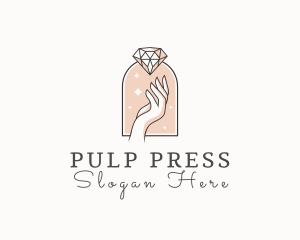 Feminine Gemstone Accessories logo design