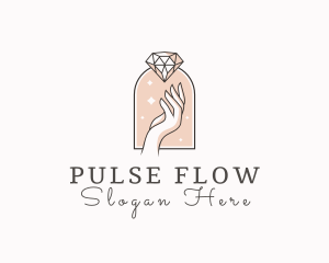 Feminine Gemstone Accessories logo design