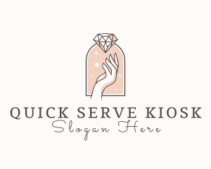 Feminine Gemstone Accessories logo design