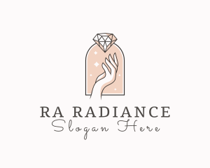 Feminine Gemstone Accessories logo design