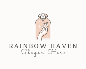 Feminine Gemstone Accessories logo design