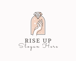 Feminine Gemstone Accessories logo design