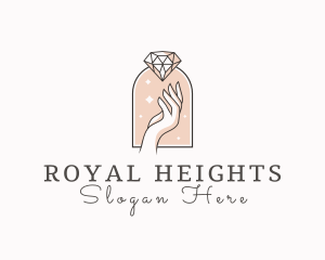 Feminine Gemstone Accessories logo design