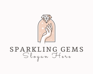 Gemstone - Feminine Gemstone Accessories logo design