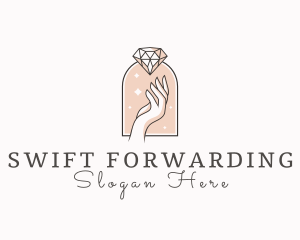 Feminine Gemstone Accessories logo design