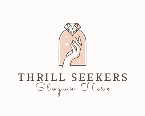 Feminine Gemstone Accessories logo design