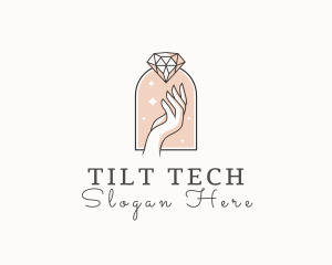 Feminine Gemstone Accessories logo design