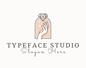 Feminine Gemstone Accessories logo design