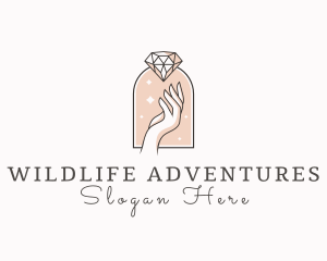 Feminine Gemstone Accessories logo design