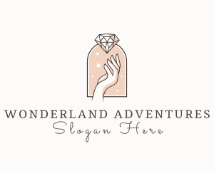 Feminine Gemstone Accessories logo design