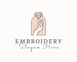 Feminine Gemstone Accessories logo design