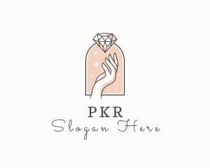 Feminine Gemstone Accessories logo design