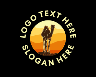 Desert Travel Agency logo design