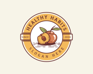 Organic Homegrown Apricot  logo design