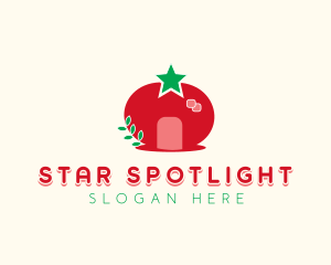 Star Tomato House logo design