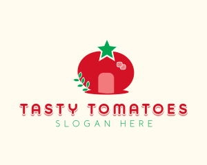 Star Tomato House logo design