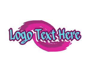 Texture - Paint Brush Stroke logo design