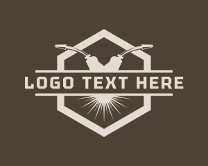 Industrial Welding Torch Logo