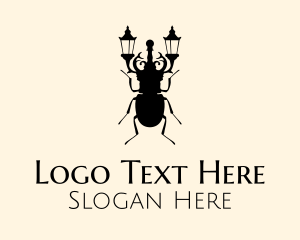 Street Lamp Beetle Logo