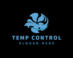 Thermostat - Thermostat Ventilation Fan logo design