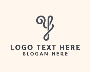 Style - Jewelry Accessory Boutique Letter Y logo design