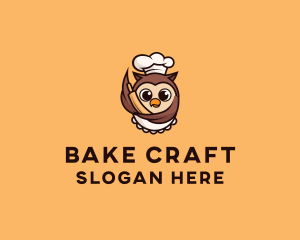 Owl Chef Bake logo design