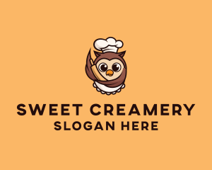 Owl Chef Bake logo design