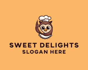 Owl Chef Bake logo design