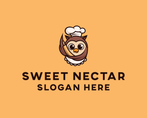 Owl Chef Bake logo design