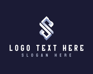 Industrial - Modern Company Letter S logo design