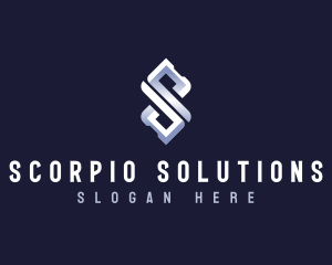 Modern Company Letter S logo design