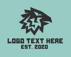 Vulture - Tribal Eagle Head logo design