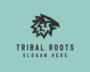 Tribal - Tribal Hawk Head logo design