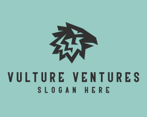 Vulture - Tribal Hawk Head logo design