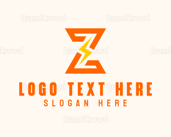 Power Voltage Letter Z Logo