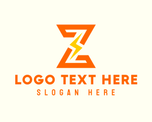 Power Voltage Letter Z Logo