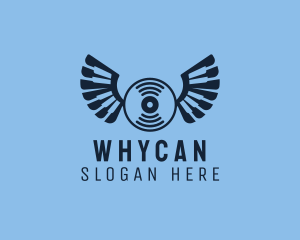 Vinyl Wing Record  Logo