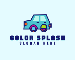 Colorful Vehicle Toy logo design