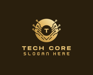 Cyber Tech Cryptocurrency logo design