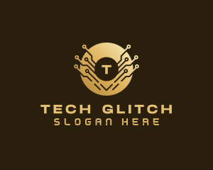 Cyber Tech Cryptocurrency logo design