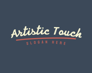 Retro Handwritten Business logo design