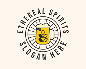 Spirits - Wheat Barley Beer Mug logo design