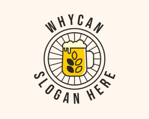 Beer Company - Wheat Barley Beer Mug logo design