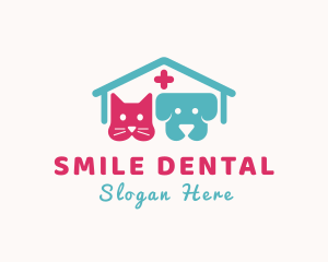 Shelter - Medical Cat Dog Veterinary logo design