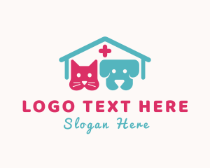 Kitten - Medical Cat Dog Veterinary logo design