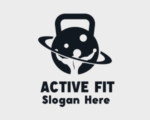 Fit - Kettlebell Fitness Instructor logo design