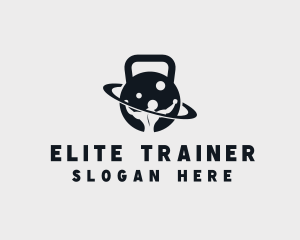 Kettlebell Fitness Instructor logo design