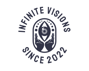 Visionary - Mystical Tarot Eye logo design