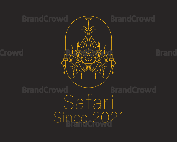 Golden Royal Chandelier Logo